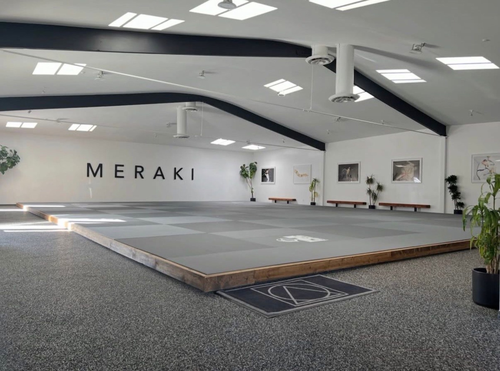 Members training in the main room